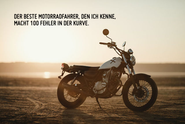 Motorrad Wüste